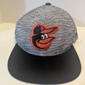 New Era 9Fifty Baltimore Orioles Officially Licensed Gray and Black Snapback Hat